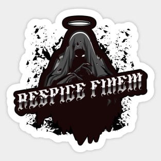 RESPICE FINEM Sticker